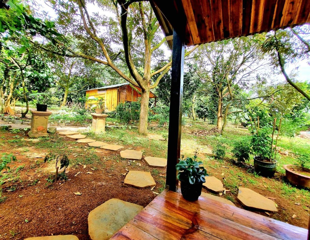 Homestay Vuon Trai Cay Nhiet Doi Vo Uu Garden Bao Loc Exterior photo